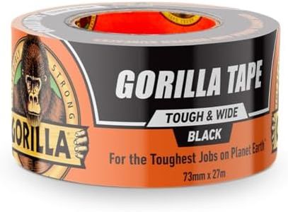 Gorilla 6003001 Tough & Wide Duct Tape, 30yd, Black