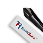 RockRose PET Building Tint Window Shield: Reflective Daytime Privacy Film with Heat Block, UV Protection, and Home/Office Enhancement (24" x 15FT, Black-Silver)