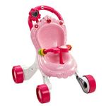 Fisher-Price Princess Stroll-Along Musical Walker and Doll Gift Set