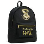 Harry Potter Backpack - School Bag for Kids and Teens (Black)