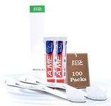 ECO amenities Travel Toothbrush Kit - Manual Disposable Toothbrush with Toothpaste, in Individually Wrapped Paper Box, 100 Sets per Case - Travel Toothbrush and Toothpaste for Hotels and Hospitality