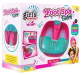 Knick Knack Kid Foot Spa Sets For Girls Ages 7-12 Manicure And Pedicure Set With Foot Care Kit Perfect For Sleepovers And Slumber Party, Multi (Water Bubbles)