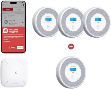 X-Sense Combination Smoke and Carbon Monoxide Alarm with Base Station XP0A-MR31 and Combination Smoke and Carbon Monoxide Alarm XP0A-MR 1-Pack