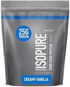 Isopure Creamy Vanilla Whey Isolate Protein Powder with Vitamin C & Zinc for Immune Support, 25g Protein, Zero Carb & Keto Friendly, 15 Servings, 1 Pound (Packaging May Vary)