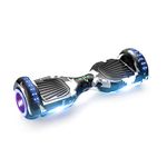 WEELMOTION Camo Black Hoverboard with Music Speaker, 6.5" Shining Wheels and Vibrant Lights, UL2272 Certified self Balancing Scooter with Hover Board Bag, with Range up to 8 kms