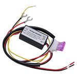 HUIQIAODS Car LED Daytime Running Light Controller Auto DRL Dimmer Relay On/Off Switch