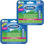 DenTek Adult Instant Tooth Pain Relief Kit With 50 Applicators (Pack of 2)