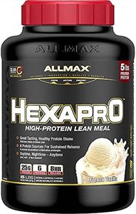 ALLMAX Nutrition - HEXAPRO - 25 Grams of Protein Lean Meal - French Vanilla - 5Lb