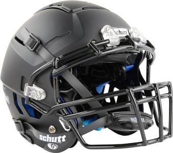 Schutt Sports F7 LX1 Youth Football Helmet, Facemask NOT Included, Matte Black, Medium