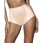 Bali Women's Shapewear Tummy Panel Brief Firm Control 2-Pack, Porcelain/Blushing Pink 3X Large