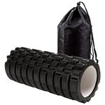 Kunova 13" Deep Tissue Grid Yoga Fitness EVA Massage Foam Roller Medium Density Deep Tissue Massager for Muscle Massage and Myofascial Trigger Point Release