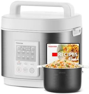 TOSHIBA Rice Cooker Heritage Bento Box, Digital Control, 10-Cup Uncooked Rice Capacity, 9 Functions with 3D Heating and 24-Hour Auto Keep Warm