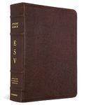 ESV Study Bible: English Standard Version, Deep Brown, Cowhide Leather, Study Bible