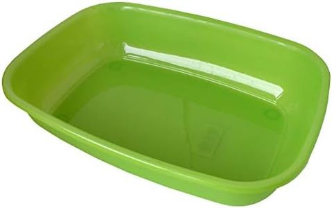 Aimé | Bac à Litière pour Chat et Chaton 43x31x10cm | Coloris Aléatoire | Toilette Chat Légère et Pratique avec Bord Arrondis | Bac Litière pour Chat Hygiénique Facile à Nettoyer