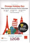 Orange Holiday Europe SIM Card 14Day | 12Gb Internet in 5G/4G/LTE (Data Sharing Allowed)| Unlimited Local Calls + 30 Minutes + 200 Texts to Worldwide. Upgraded Offer!