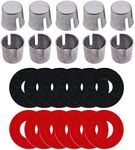 10 Piece Battery Post Terminal Shims, Ampper Lead Terminal Shim Caps with 12 Piece Washers for Top Post Battery Post Ends Repair