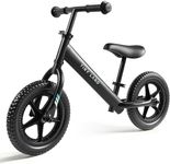 Tiny Land Ultra-Light Toddler Balance Bike 2 Year Old - Premium Aluminum Alloy Frame, Adjustable Seat & Handlebar, for Boys and Girls Ages 2Y-5Y (Black)