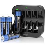 Hixon Rechargeable AA Batteries wit