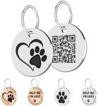 MYLUCKYTAG Stainless Steel QR Code 