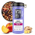 Tiesta Tea - Ginger Sweet Peach, Loose Leaf Spicy Peach Herbal Tea, Decaffeinated, Hot & Iced Tea, 6 oz Tin - 50 Cups, Natural Flavored, Stress Relief, Herbal Tea Loose Leaf Blend