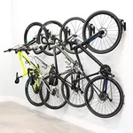 StoreYourBoard Swivel Bike Rack Garage, 4 Pack Wall Mount, Bike Storage Hooks, Space Saving Hangers