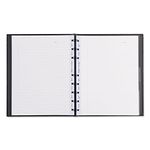 Blueline MiracleBind Notebook, Black, Lizard-Like, Hard Cover, 9.25" x 7.25", 150 Pages (AF9150.81)