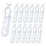 LUTER 50Pcs Christmas Light Gutter Clips Hangers Hooks for Christmas Holiday Outdoor String Lights, Compatible with C9, C7, C6 and LED Mini Lights