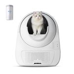 CATLINK Self Cleaning Litter Box, Automatic Litter Box with Double Odor Removal for Cats 3.3-22 lbs (Young Version), Grey