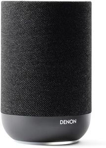 Denon Home 200 Speaker, Wireless Speaker with Stereo and 3D Dolby Atmos Music, Home Audio Device, HEOS Multiroom Music Control, Wi-Fi, Bluetooth, AirPlay 2, Charcoal