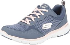 Skechers Womens Flex Appeal 3.0-GO Forward Slate/Pink Casual Shoe -3 UK (6 US) (13069)