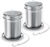 HOUSE AGAIN Tea Infuser, Extra Fine Mesh Tea Infusers for Loose Tea, 18/8 Stainless Steel Tea Strainer with Extended Chain Hook, Tea Steeper for Brew Tea, Spices & Seasonings Small × 2