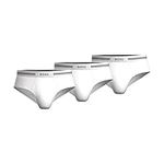 Hugo Boss Men's 3-Pack Traditional Cotton Briefs, Pure White, Medium (Pack of 3)