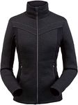 Spyder Sypder Women's Encore Full Zip Fleece Jacket, black, M