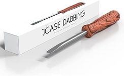 JCASE Dabbing Tool Mini Tool for Wax Carving Oil Wax Concentrate Dab Rosin Resin Steel Wood (Tool 2)