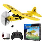 yusvwkj RC Airplane Easy to Fly FX-803 Plus EPP RC Plane with USB Charging, 2.4GHz Remote Contro Glider,Suitable for Beginners, Children and Adults Yellow