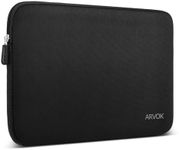 ARVOK 15-16 Inch Laptop Sleeve Multi-Color & Size Choices Case/Water-Resistant Neoprene Notebook Computer Pocket Tablet Briefcase Carrying Bag/Pouch Skin Cover for HP/Dell/Lenovo/Asus/Acer, Black