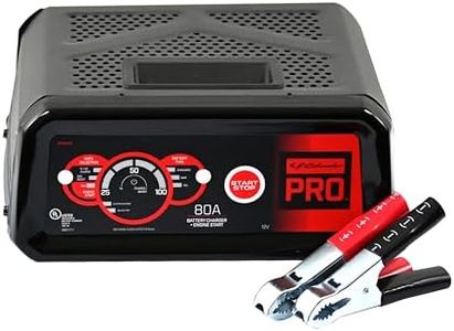 Schumacher Electric 4-in-1 Jump Starter, Battery Charger, Maintainer, and Desulfator, SPR1629-80 Cranking Amps, 20 Amp Boost, 12 Volt, Fully Automatic - for Cars, Trucks, SUVs, and Marine Batteries