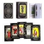 MAKABEE Original Tarot Card Set with Guide, Deck: A 78-Card Deck & Guidebook. Based on The Wisdom of The Gypsies. Durable & Long Lasting. High Detail Print. Full Size - 4.75x2.75.