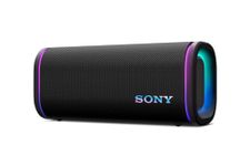 Sony ULT Field 5 Wireless Portable Bluetooth Speaker, IP67 Waterproof, Dustproof, and Rustproof with Enhanced Bass, 25 Hour Battery, 360° Party Light, and Shoulder Strap (SRSULT50B), Black