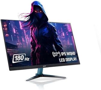 Acer Nitro VG271U M3 27 inch IPS WQHD 2560x1440 Pixels Gaming Backlight LED LCD Monitor I 180Hz Refresh Rate I 0.5 MS Response I DCI-P3 95%, HDR10 support I 2x HDMI, 1x DP I Eye Care I Stereo Speakers