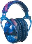 PROTEAR Kids Ear Protection Safety Ear Muffs, NRR 25dB Noise Reduction Children Earmuffs, Hearing Protectors for Sleeping, Studying, Airplane, Concerts, Fireworks-Galaxy