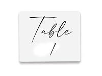 Wedding Table Number Decals, Callig
