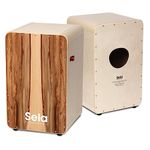 Sela SE 010 CaSela Pro Satin Nut Professional Snare Cajon with On/Off Mechanism