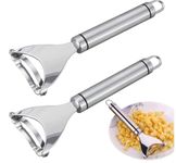 Stainless Steel Corn Peeler Tool | Corn Cob Stripper & Kernel Remover | Sharp Blade, Ergonomic Grip | Easy Clean Sweet Corn Cutter Kitchen Gadget (2)
