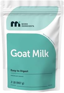 Micro Ingredients Goat Milk Powder 2 lb (907 g) | Single Ingredient Powdered Goat Milk | Smooth & Creamy for Coffee, Drinks, & Recipes | Non-GMO, Gluten Free