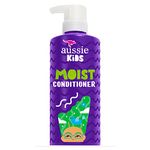 Aussie Kids Moist Sulfate Free Conditioner for Kids, 16 fl oz/475 mL, Purple and Green