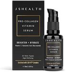 JSHealth Vitamin C Serum for Face - Brightening Hyaluronic Acid Serum - Anti Aging Vitamin C Face Serum - Hydrating Facial Serum with Niacinamide