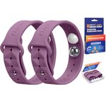 MEIYYJ Travel Sickness Bands for Adults and Kid Adjustable Acupressure Anti Nausea Wristbands for Motion & Morning Sickness Relief Bands for Pregnant Wowen Natural Relief of Nausea Headaches-Purple