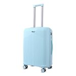 Verage V-Lite Galaxy 68 cms Teal Hard Sided Check-in Size Luggage Trolley Bag for Travel Suitcase with 8 Spinner Wheels for Men and Women