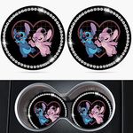 Car Cup Holder Coaster 2 Pack Cute 